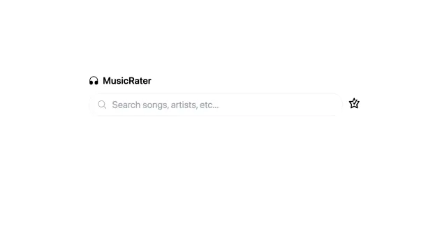 Music Rater